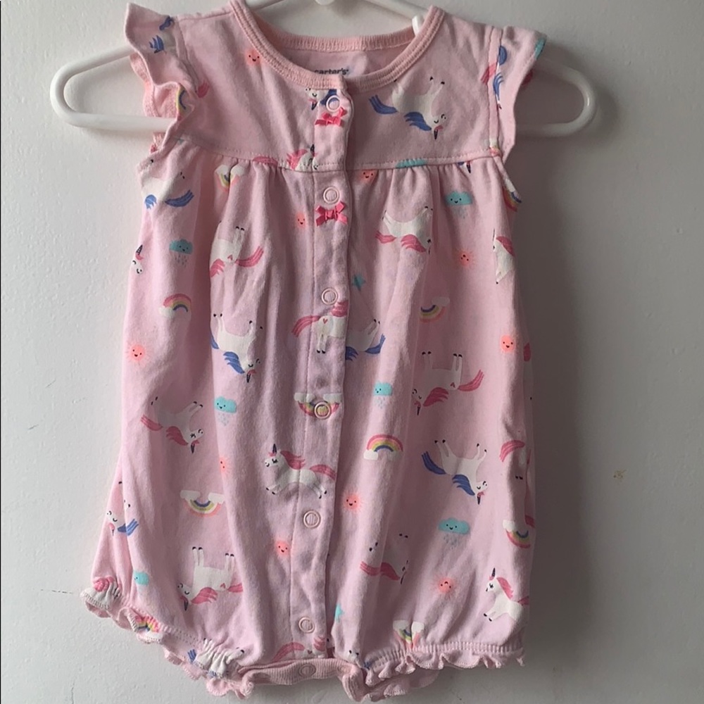 Unicorn baby Romper
